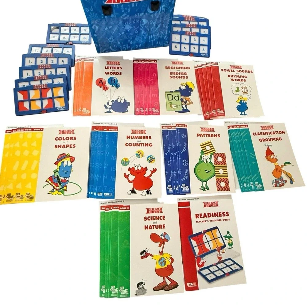 ETA Cuisenaire VersaTiles Kindergarten Math Reading Lab 40 Books 9 Cases Teacher
